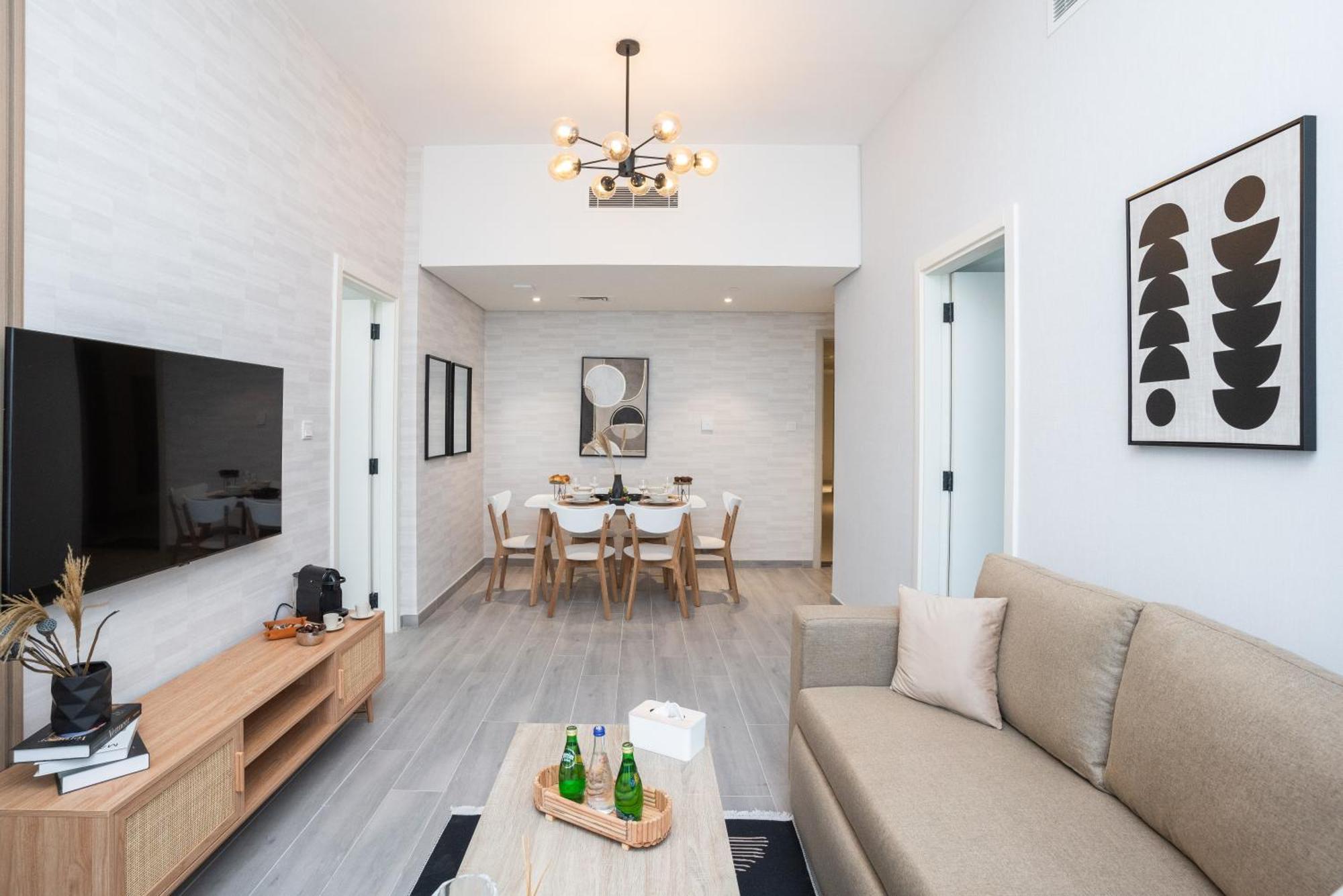 Chic 1br In Mesk 1 With Serene Balcony Views By Vibel Apartment *