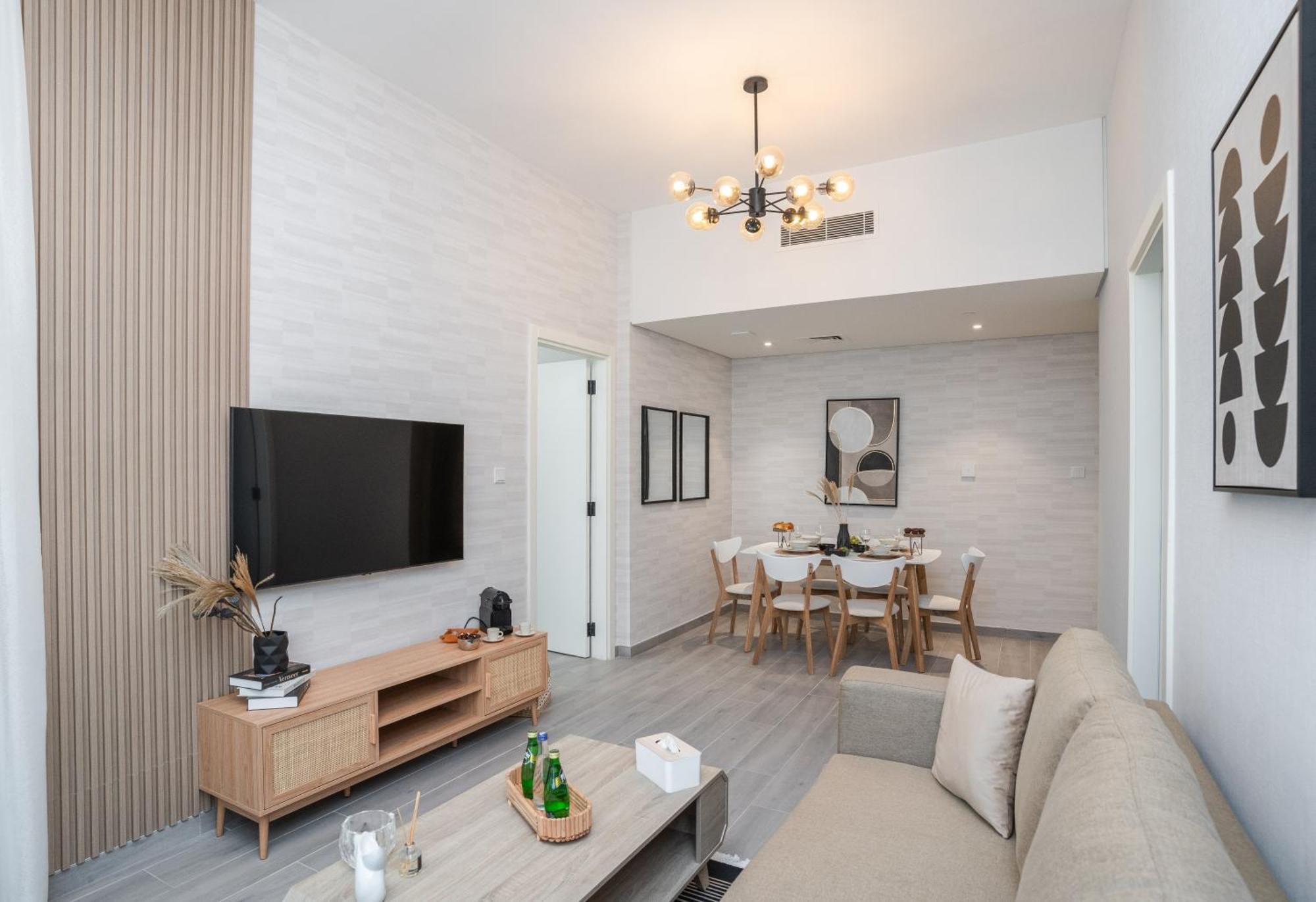 Chic 1br In Mesk 1 With Serene Balcony Views By Vibel